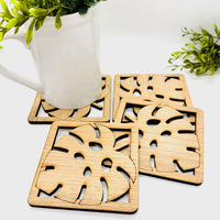 Monstera Leaf Table Protector #2 (Set of 4) - Glowforge