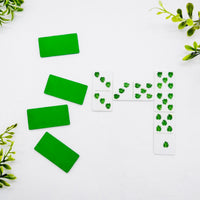 Monstera Leaves Domino Game (Set of 28) - Glowforge