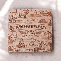 Montana Coaster Design - Glowforge