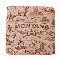 Montana Coaster Design - Glowforge
