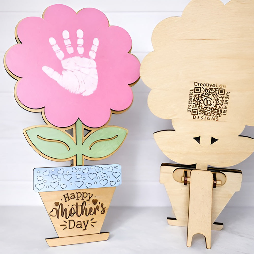 Mother's Day Handprint Flower Stand - Glowforge