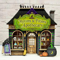 Motions And Potions Apothecary Haunted Halloween Witches Store - Glowforge