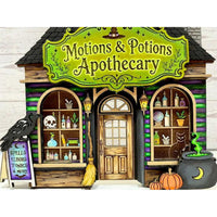 Motions And Potions Apothecary Haunted Halloween Witches Store - Glowforge
