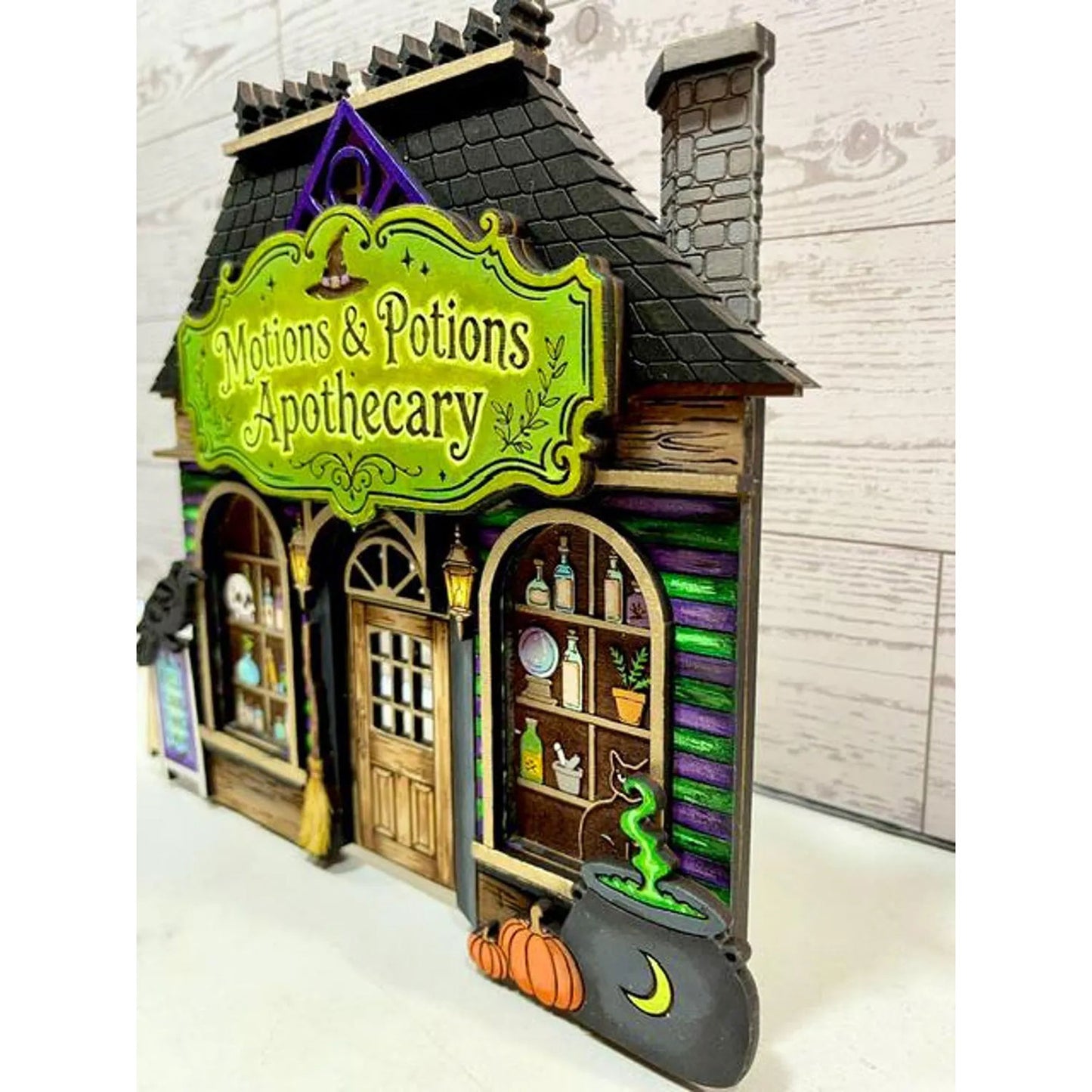 Motions And Potions Apothecary Haunted Halloween Witches Store - Glowforge