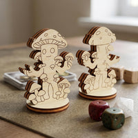 Mushroom Folk - Tabletop RPG Character Figurine - Glowforge