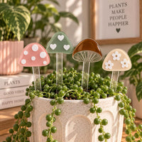 Mushroom Plant Stakes (Set of 4) - Glowforge