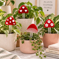Mushroom Plant Stakes (Set of 4) - Glowforge