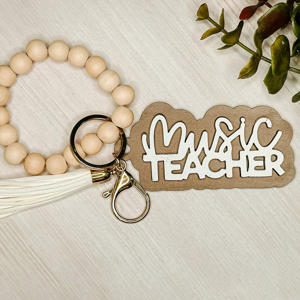 Music Teacher Layered Keychain – Glowforge Shop