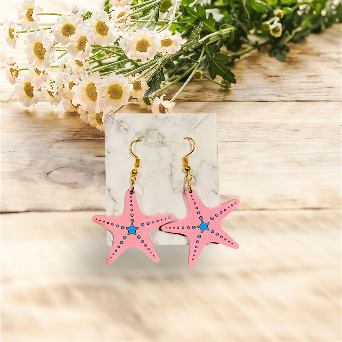 Nautical Starfish Summer Earrings
