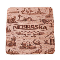 Nebraska Coaster Design - Glowforge