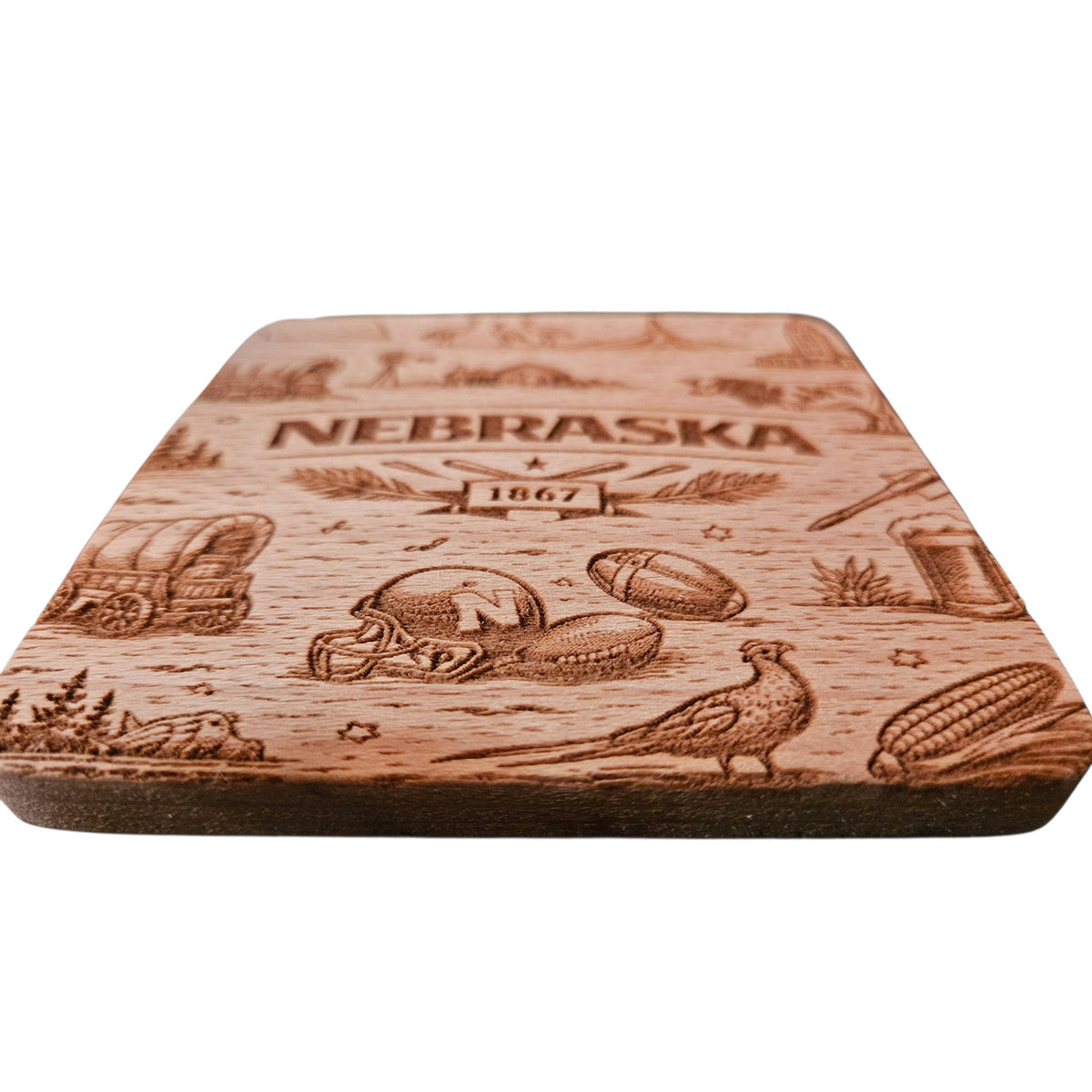 Nebraska Coaster Design- Glowforge