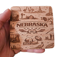 Nebraska Coaster Design - Glowforge