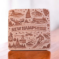 New Hampshire Coaster Design - Glowforge