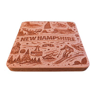 New Hampshire Coaster Design - Glowforge