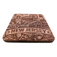 New Jersey Coaster Design - Glowforge