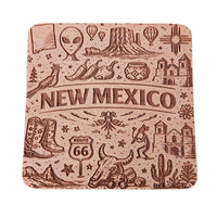 New Mexico Coaster Design - Glowforge