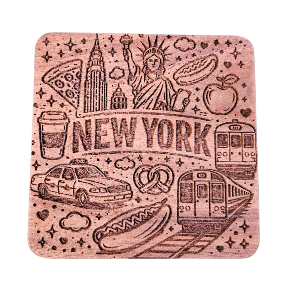 New York Coaster Design - Glowforge