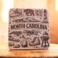 North Carolina Coaster Design - Glowforge