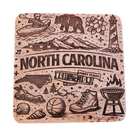 North Carolina Coaster Design - Glowforge