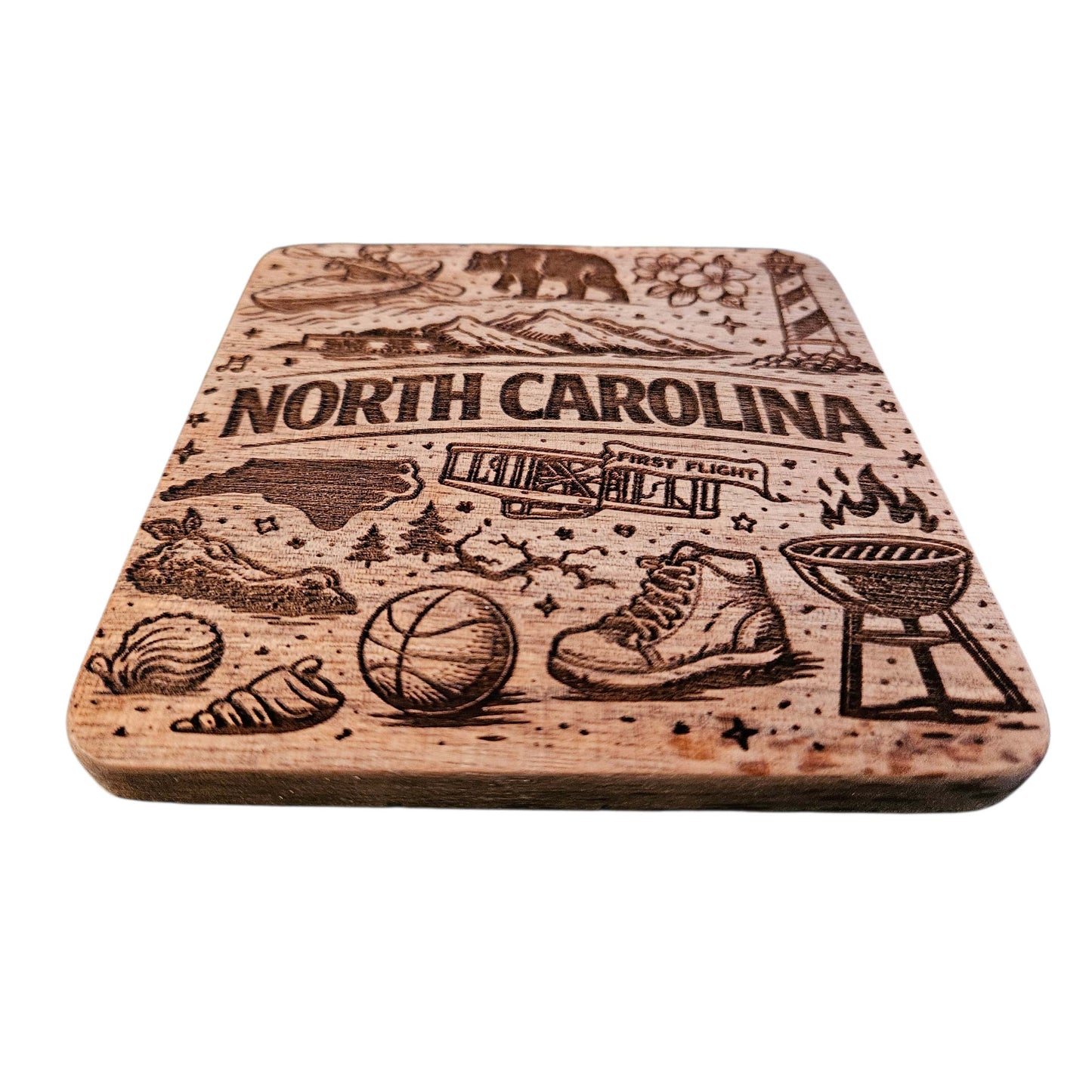 North Carolina Coaster Design - Glowforge