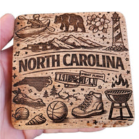 North Carolina Coaster Design - Glowforge