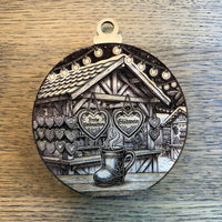 Nostalgic German Market Stall Ornament - Glowforge