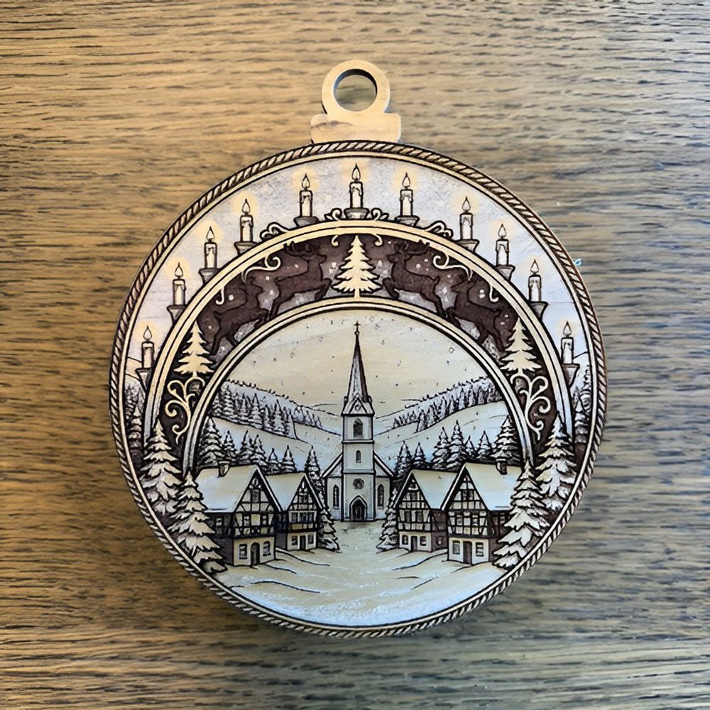 Nostalgic Schwibbogen Ornament - Glowforge
