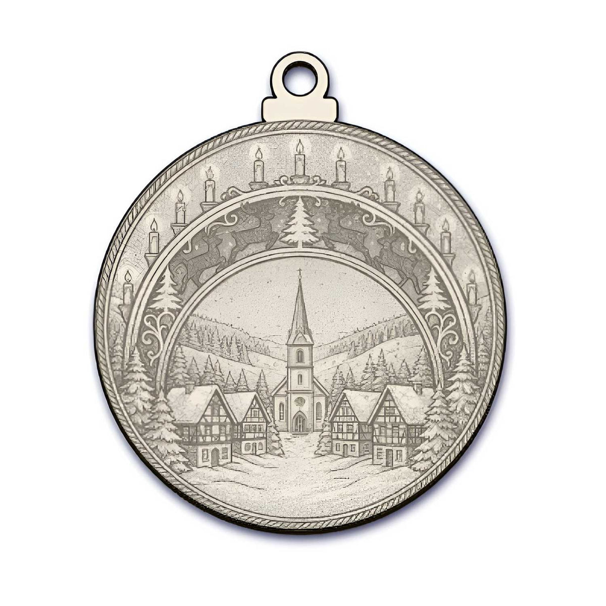 Nostalgic Schwibbogen Ornament - Glowforge