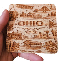 Ohio Coaster Design - Glowforge