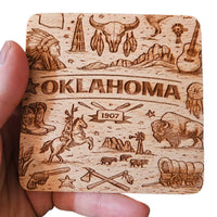 Oklahoma Coaster Design - Glowforge