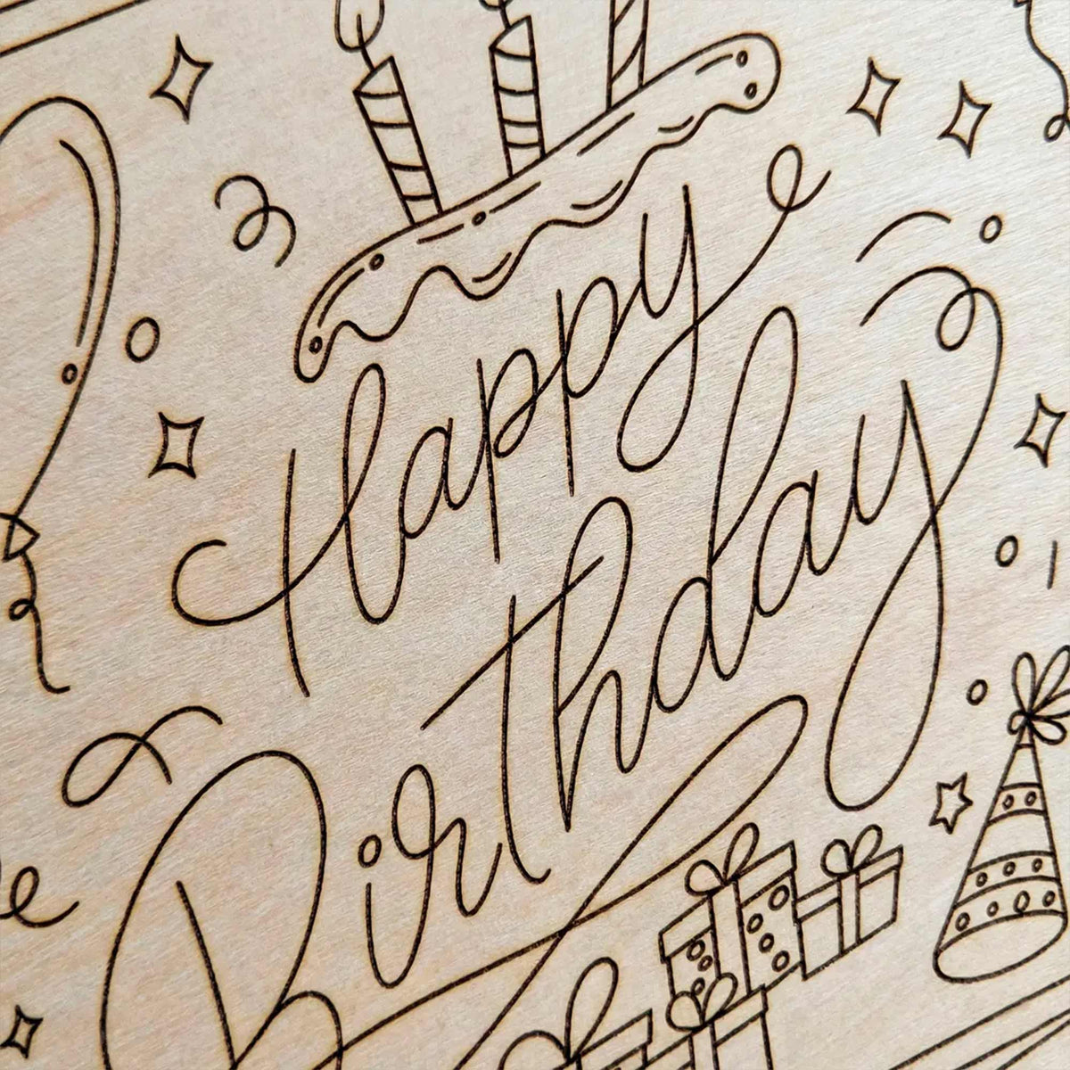 Opening Birthday Gift Bag - Reusable Gift Packaging for Parties - Glowforge