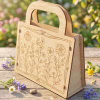 Opening Floral Gift Bag - Reusable Gift Packaging for Any Occasion - Glowforge