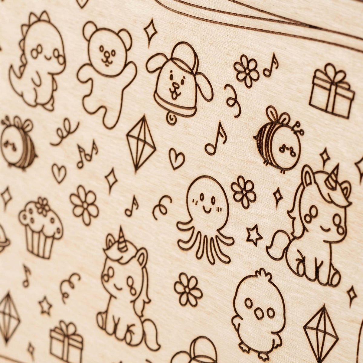 Opening Kids Gift Bag - Cute Animal Reusable Gift Packaging - Glowforge