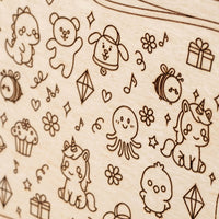 Opening Kids Gift Bag - Cute Animal Reusable Gift Packaging - Glowforge