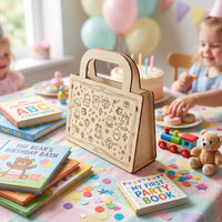 Opening Kids Gift Bag - Cute Animal Reusable Gift Packaging - Glowforge