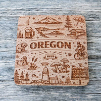 Oregon Coaster Design - Glowforge