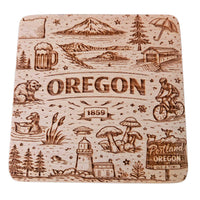 Oregon Coaster Design - Glowforge