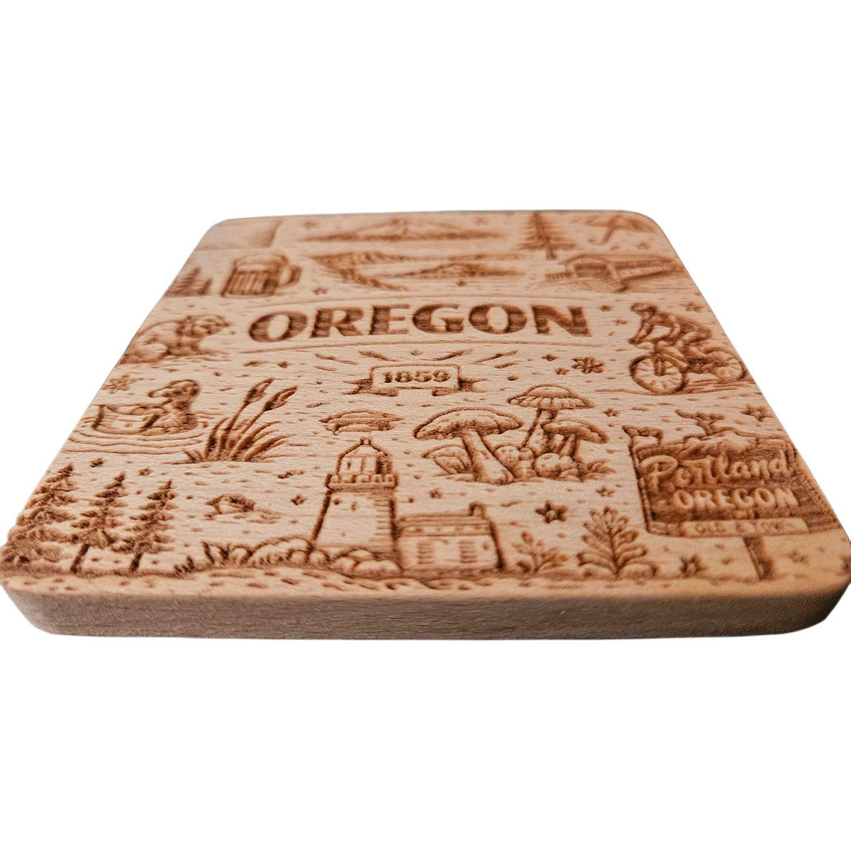 Oregon Coaster Design - Glowforge