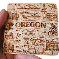 Oregon Coaster Design - Glowforge