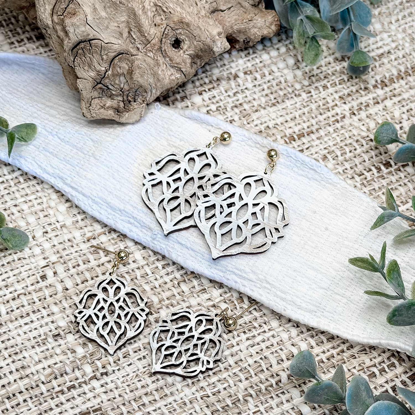 Ornate Boho Earrings (Set of 2) - Glowforge