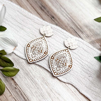 Ornate Boho Teardrop Earrings