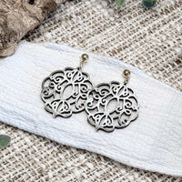 Ornate Filigree Dangle Earrings