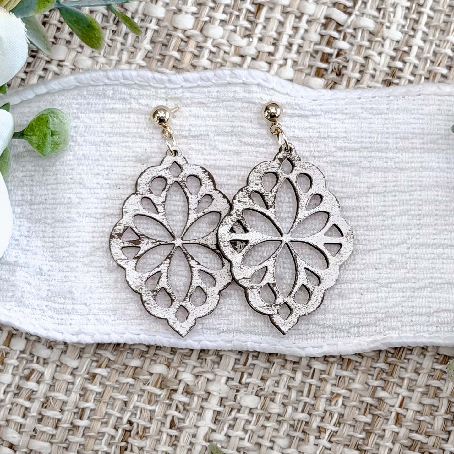 Ornate Filigree Statement Earrings
