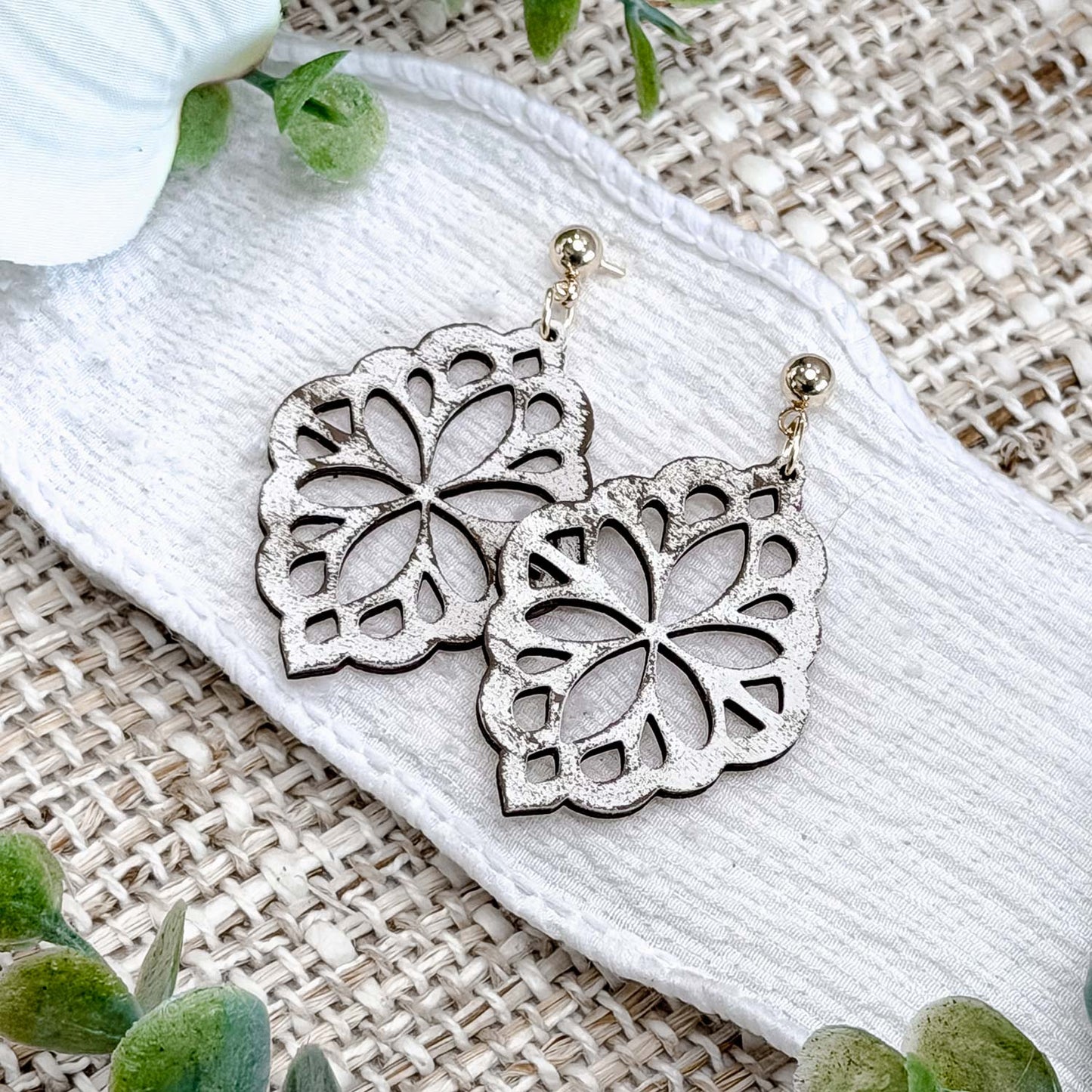 Ornate Filigree Statement Earrings