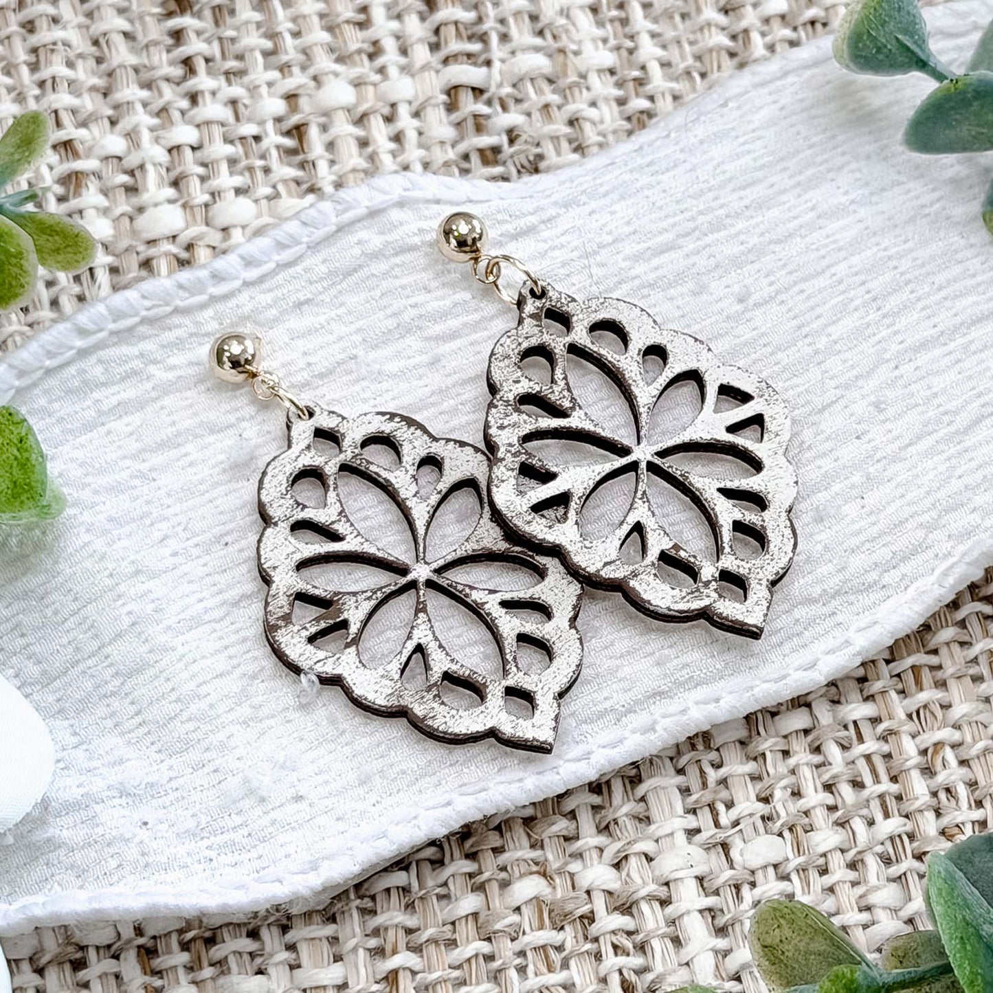 Ornate Filigree Statement Earrings