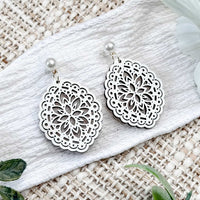 Ornate Layered Drop Earrings - Glowforge