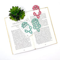 Otter Shaped Bookmark with Card Backer - Paperclip - Snack Bag Closure  - Glowforge