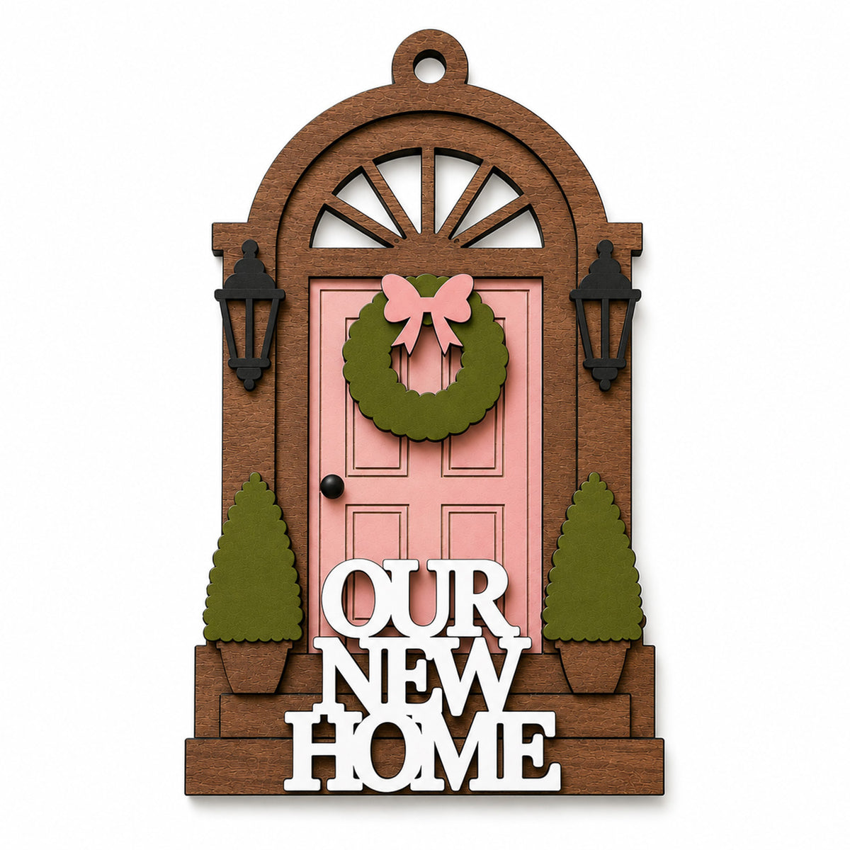 Our New Home Door Ornament - Glowforge
