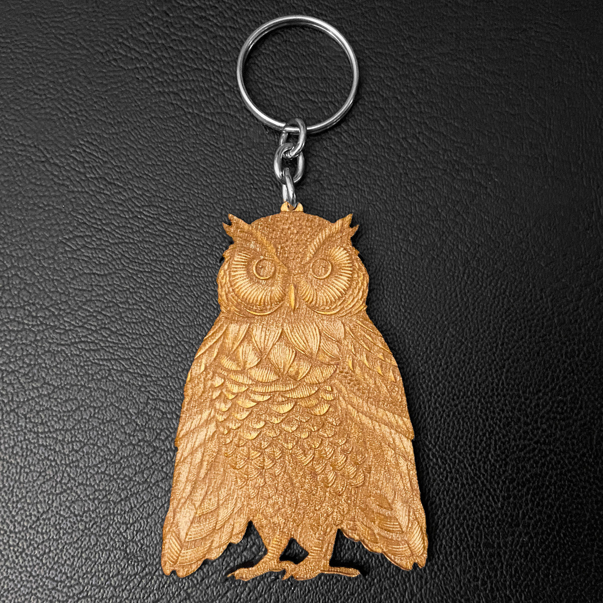Owl Keychain Glowforge Shop owl-keychain-glowforge-shop