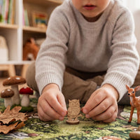 Owl Tabletop Figurine - Wooden Forest Bird for Games & Storytelling - Glowforge